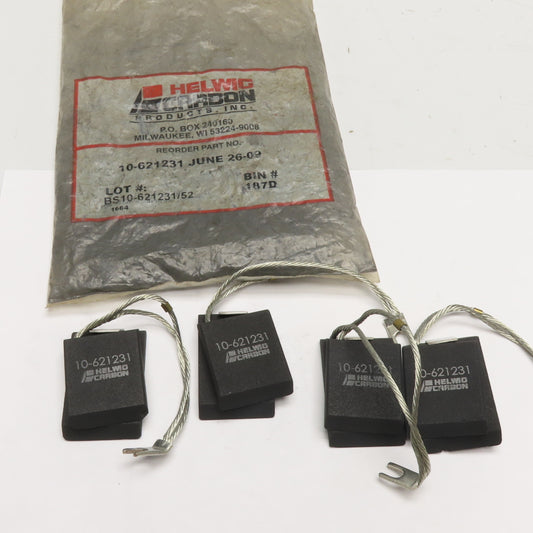 Helwig Carbon 10-621231 1-1/4" x 2"x 5/8" Carbon Motor Brushes Set of 4