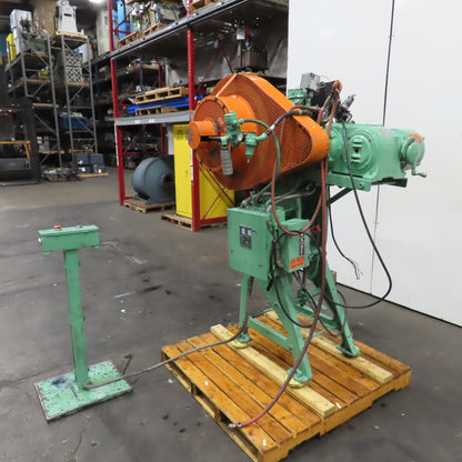 Perkins 300-B 15 Ton Mechanical Punch Press 1HP 220/440V 1-1/2" Stroke 5" Throat