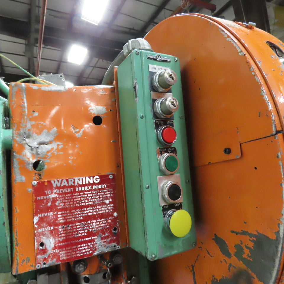 Perkins 300-B 15 Ton Mechanical Punch Press 1HP 220/440V 1-1/2" Stroke 5" Throat
