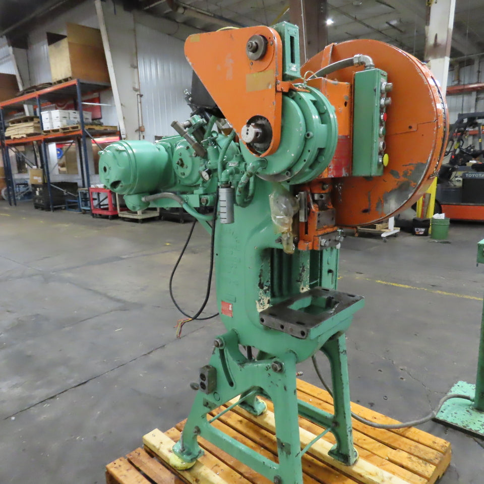 Perkins 300-B 15 Ton Mechanical Punch Press 1HP 220/440V 1-1/2" Stroke 5" Throat