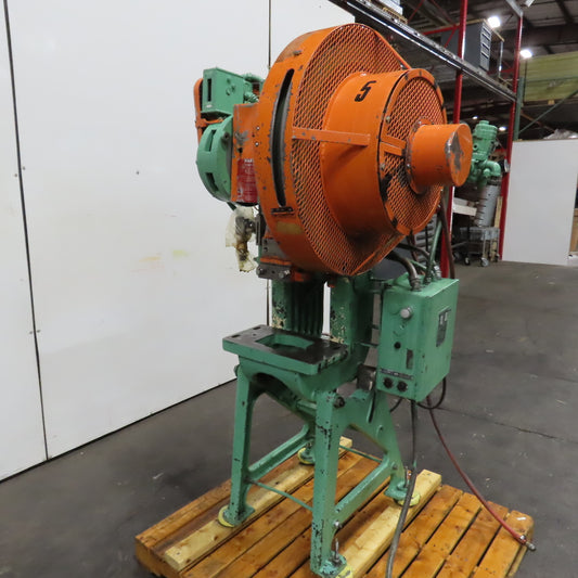 Perkins 300-B 15 Ton Mechanical Punch Press 1HP 220/440V 1-1/2" Stroke 5" Throat