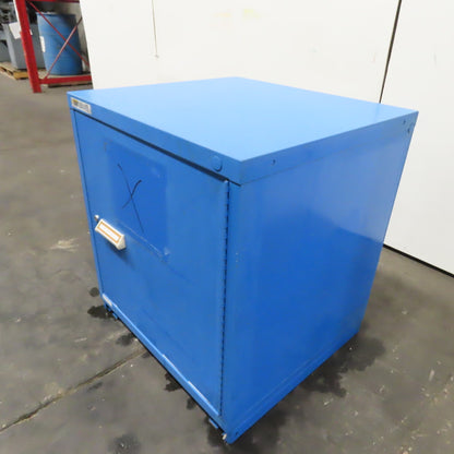 Stanley Vidmar Industrial 3-Shelf Storage Cabinet 30" x 28" x 33"