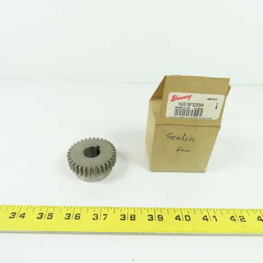 Browning NSS16F32X3/4 16 Pitch 32 Teeth Spur Gear 3/4" Bore