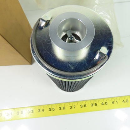 Pleated Steel Mesh Hydraulic Filter Element 3-1/2" OD x 7" Long