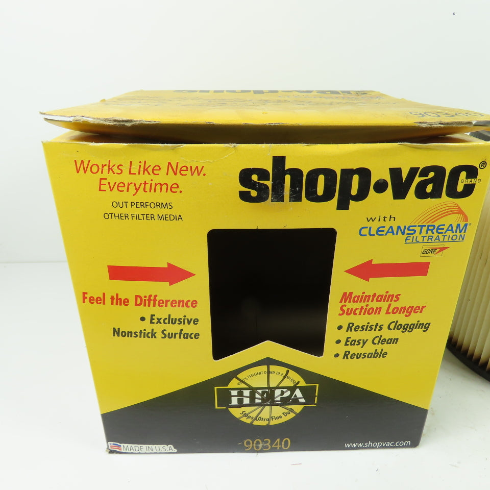 Shop-Vac 90340 CleanStream GORE-TEX Replacement Cartridge Filter ...
