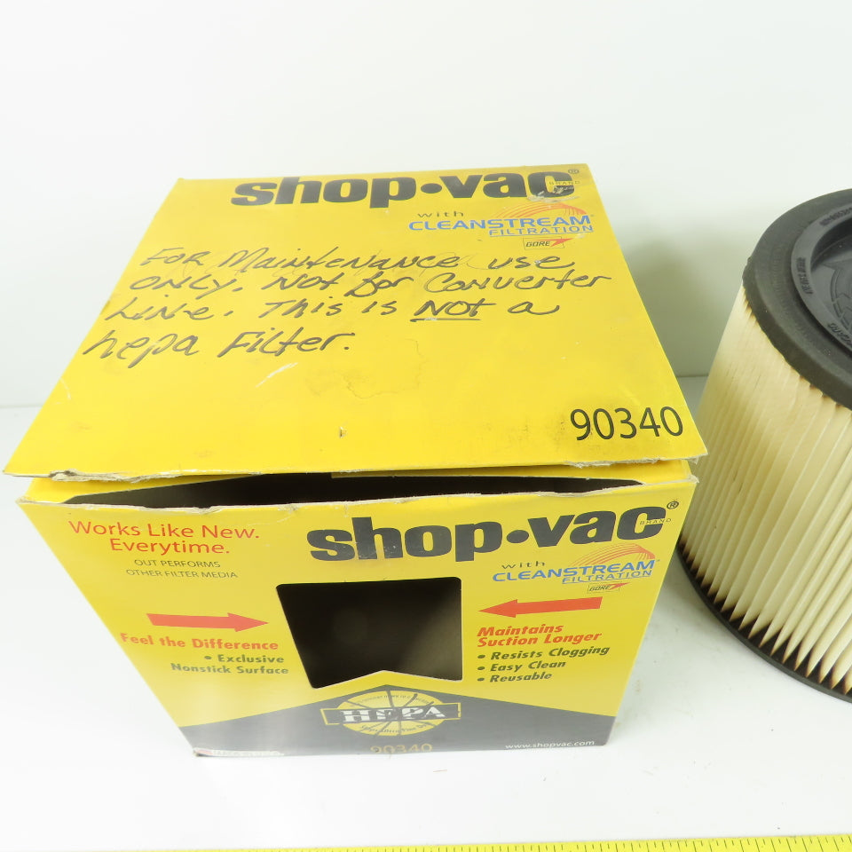 Shop-Vac 90340 CleanStream GORE-TEX Replacement Cartridge Filter ...