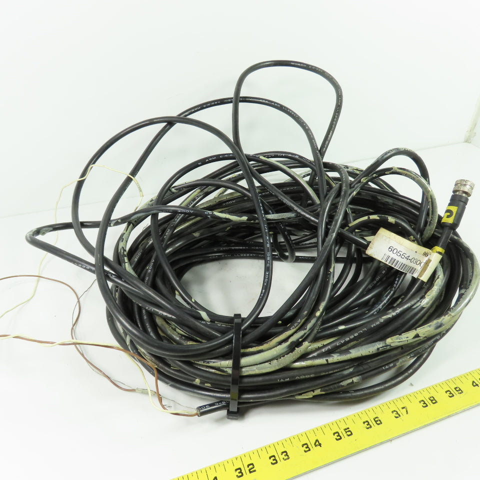 60554-0300 4-Pin M12 Industrial Sensor Cable 95' Long