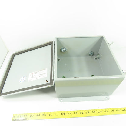 Hoffman A10106CH 10"x10"x6" NEMA 12 13 IP65 Hinged Electrical Enclosure