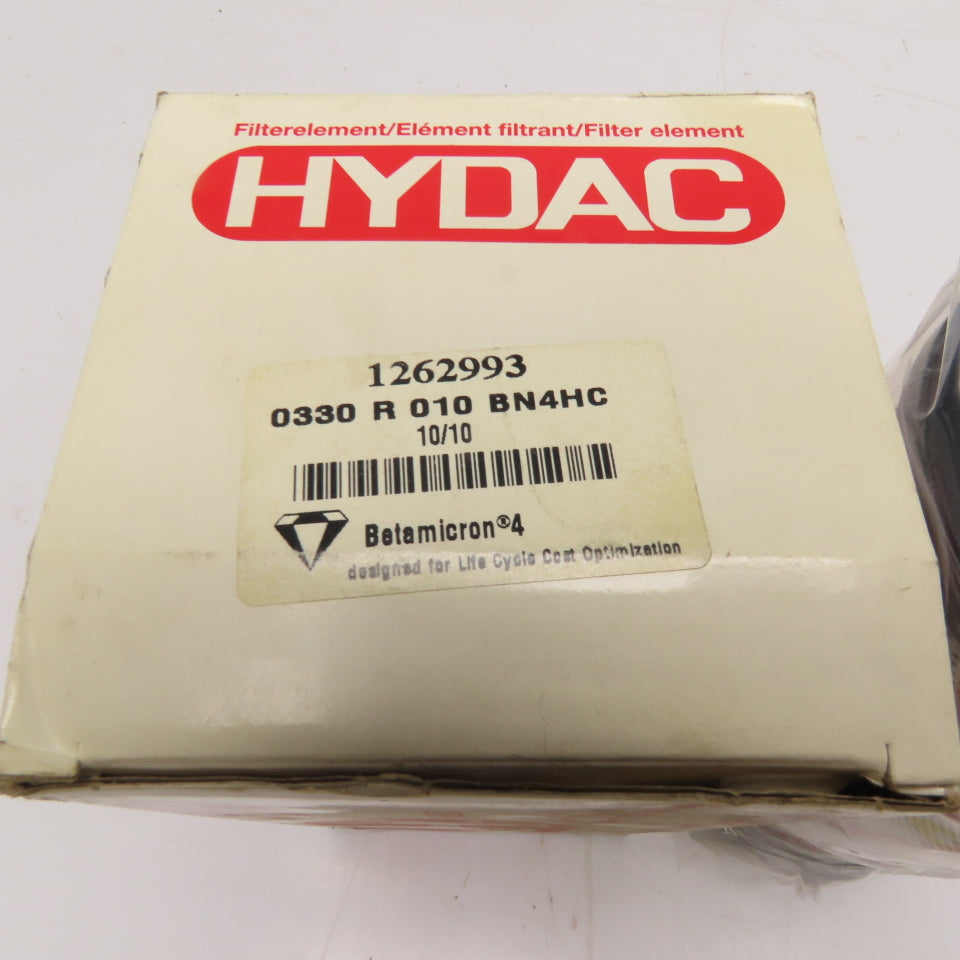 HYDAC 1262993 0330 R 010 BN4HC Betamicron Hydraulic Filter Element 10 Micron