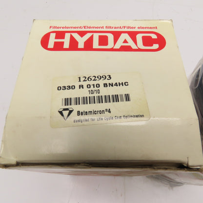 HYDAC 1262993 0330 R 010 BN4HC Betamicron Hydraulic Filter Element 10 Micron