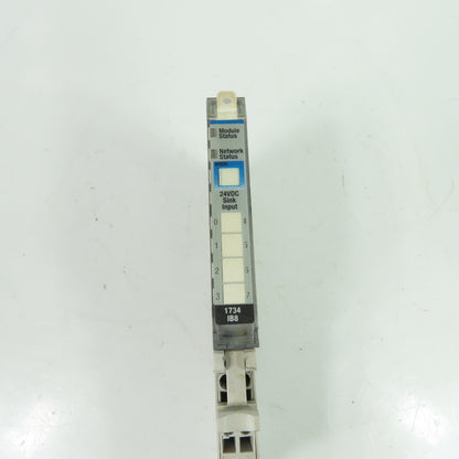 Allen-Bradley 1734-IB8 POINT I/O 8-Channel 24VDC Sink Input Module Ser D w/ Base