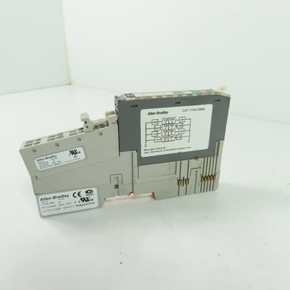 Allen-Bradley 1734-OB8E Point I/O 8-Point 24VDC Output Module Ser C w/ Base