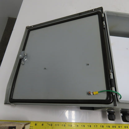 Hoffman CSD16166 16" x 16" x 6" Electrical Enclosure W/ Backplate
