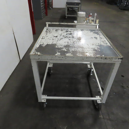 36" x 36" Heavy Duty Rolling Steel Industrial Cart Work Stand W/ Casters