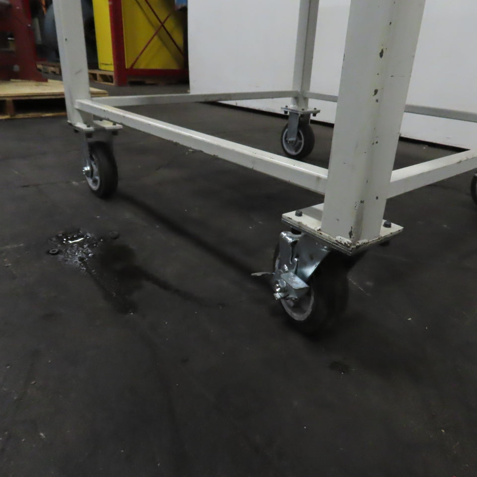36" x 36" Heavy Duty Rolling Steel Industrial Cart Work Stand W/ Casters