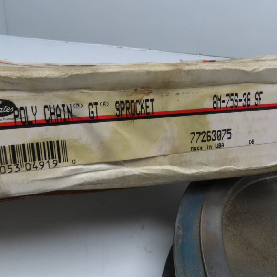 Gates 77263075 8M-75S-36 SF Poly Chain GT Sprocket 3490 Max RPM
