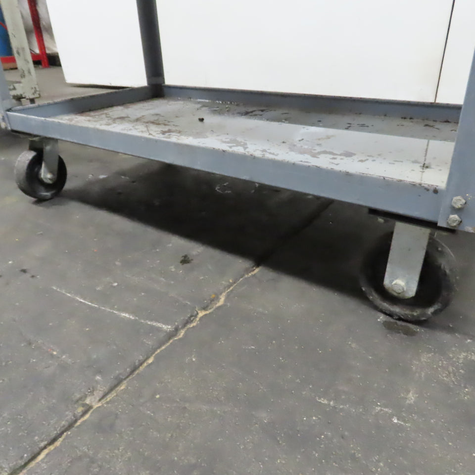 48" x 24" Heavy Duty Rolling Steel Industrial Cart Work Stand W/ Casters