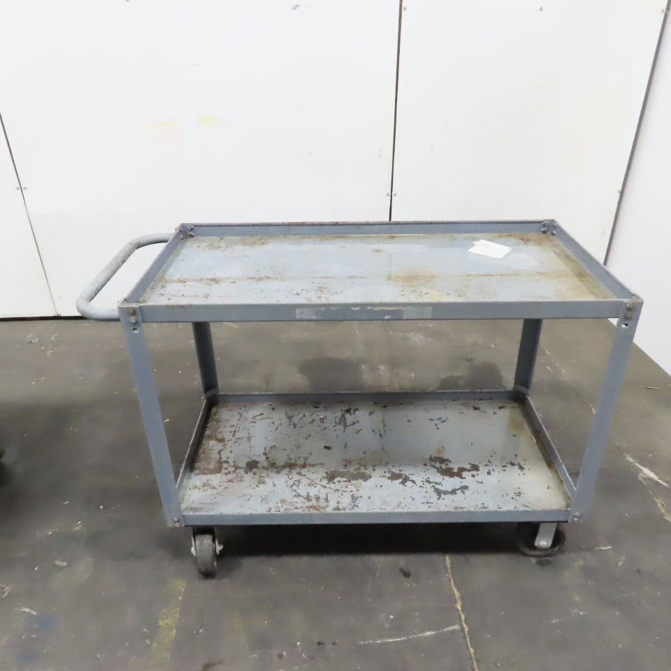 48" x 24" Heavy Duty Rolling Steel Industrial Cart Work Stand W/ Casters