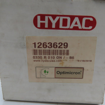 HYDAC 1263629 0330 R 010 ON / -B6 Optimicron Hydraulic Filter Element 10 Micron
