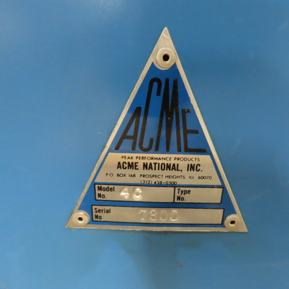 Acme National 4C 30"x4" Horizontal Edge Belt Sander 1.5HP 208-230/460V 3Ph