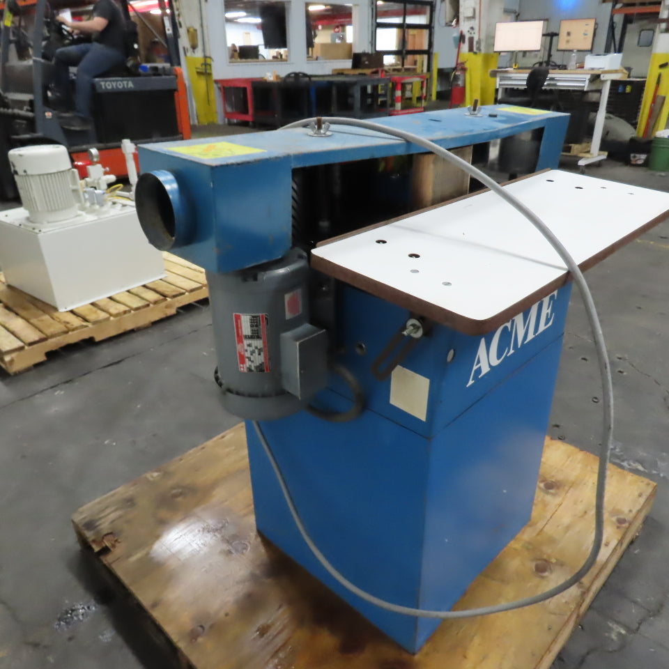 Acme National 4C 30"x4" Horizontal Edge Belt Sander 1.5HP 208-230/460V 3Ph