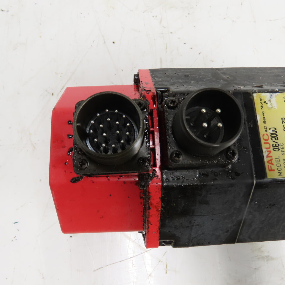 FANUC A06B-0127-B075 AC Servo Motor 1.0kW 140V 2000RPM 3Ph