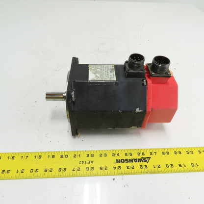 GE Fanuc A06B-0123-B575#7076 0.9kW AC Servo Motor 127V 4.5A 3000RPM