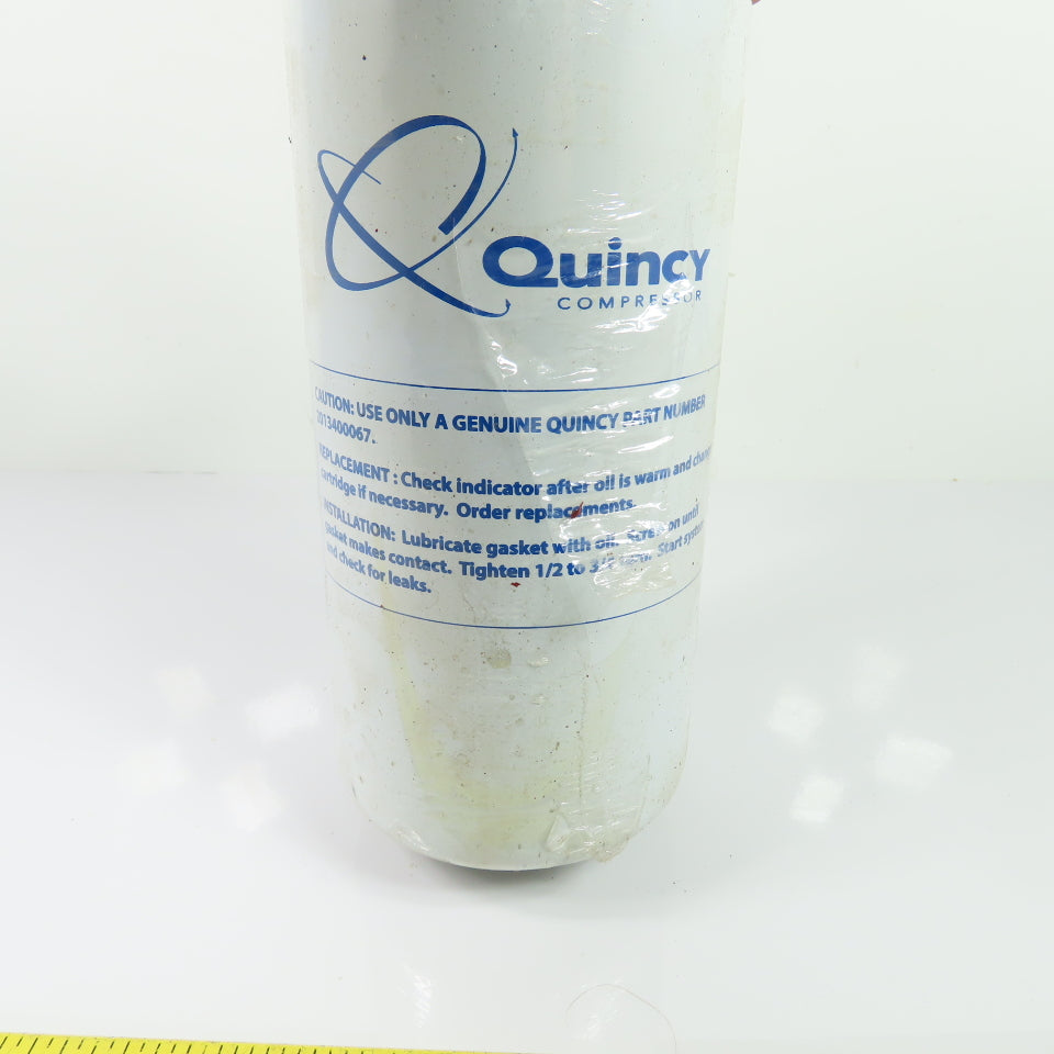 Quincy 2013400067 Genuine Air Compressor Replacement Oil Filter Cartridge