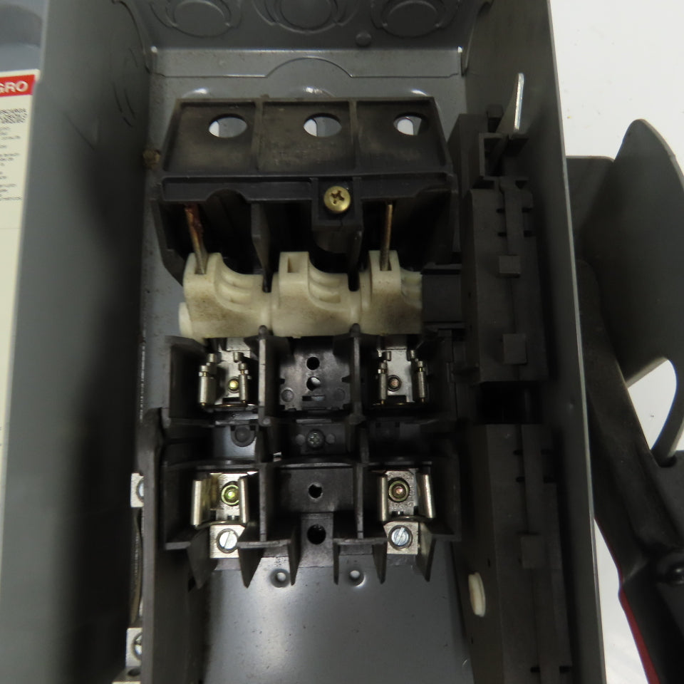 Square D H221N 30A 2-Pole Fusible Safety Disconnect Switch 240VAC 250VDC