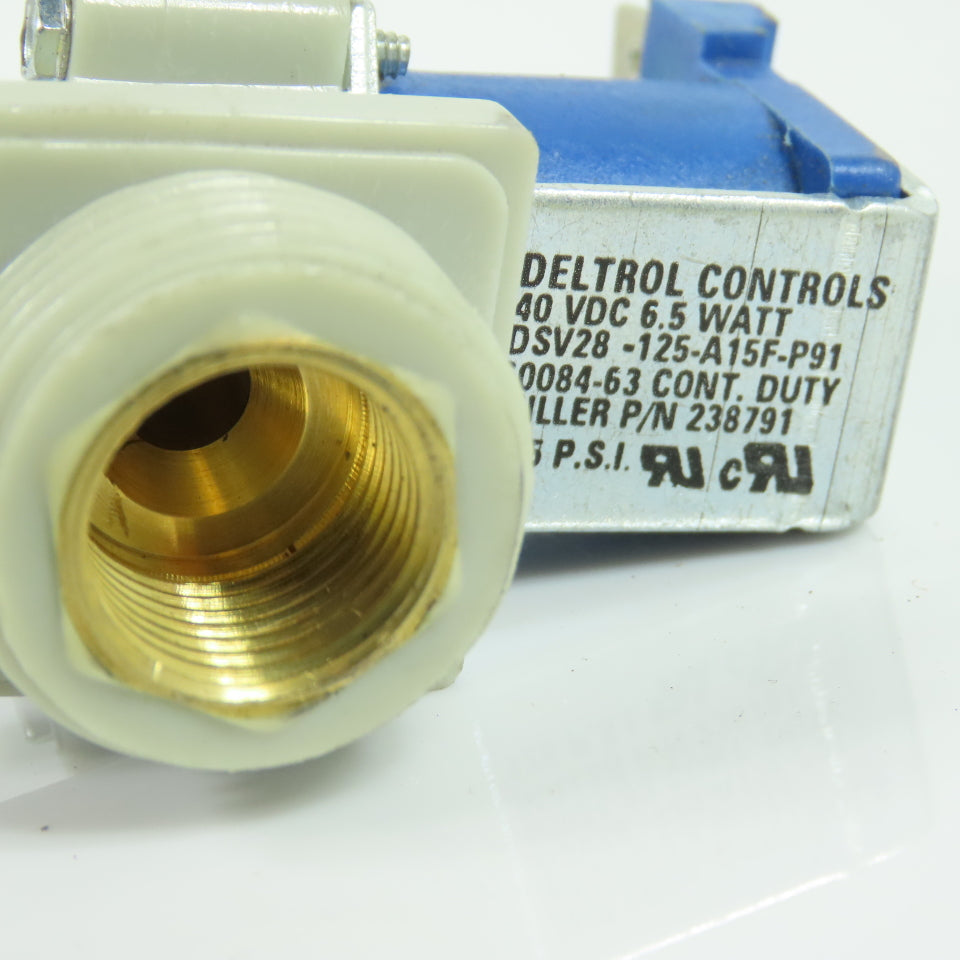 Deltrol Miller 238791 DSV28-125-A15F-P91 2-Way Valve 40VDC 125 PSI