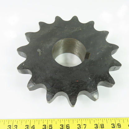 Martin 100B15 15 Tooth Roller Chain Sprocket 2-1/8" Bore