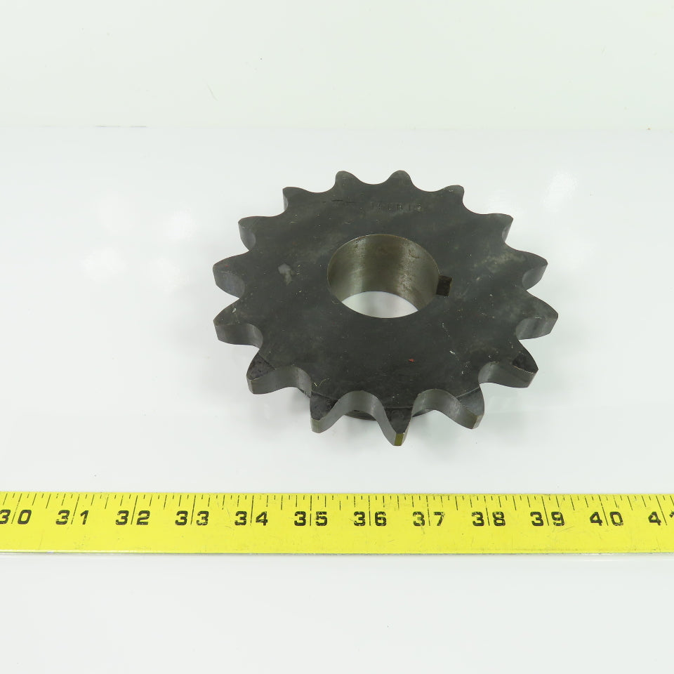 Martin 100B15 15 Tooth Roller Chain Sprocket 2-1/8" Bore