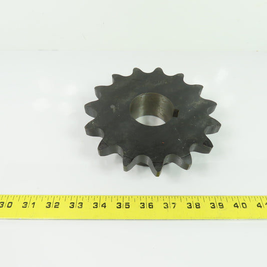 Martin 100B15 15 Tooth Roller Chain Sprocket 2-1/8" Bore