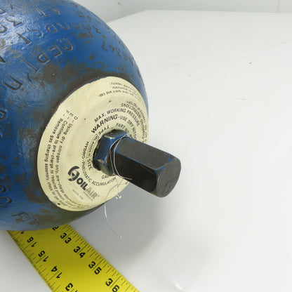 OilAir Hydraulics 2.5 Gallon Bladder Hydro-Pneumatic Accumulator 3000 PSI