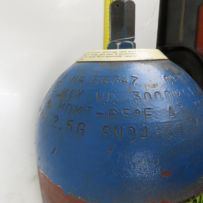 OilAir Hydraulics 2.5 Gallon Bladder Hydro-Pneumatic Accumulator 3000 PSI