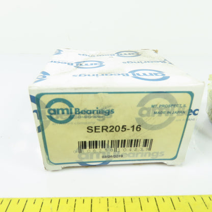 AMI Bearings SER205-16 Bearing Insert 1" Bore NEW