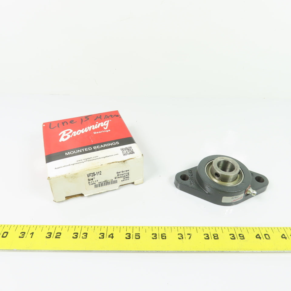 Browning VF2S-112 2-Bolt Mounted Ball Bearing 3/4" Bore NEW