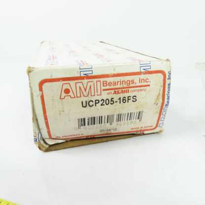AMI UCP205-16FS 1" Bore 2-Bolt Pillow Block Ball Bearing NEW