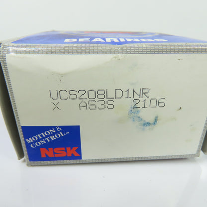 NSK UCS208LD1NR Insert Ball Bearing 40mm Bore NEW