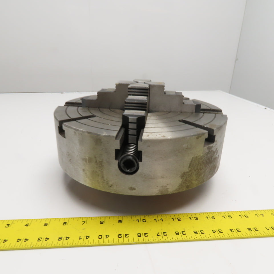 300mm 4 Jaw Independent Scroll Lathe Chuck 1150 RPM D1-6 Mounting W/ Step Jaws