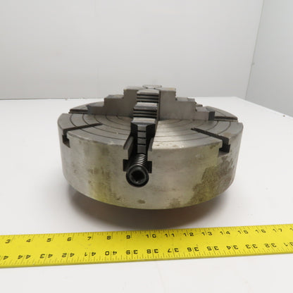300mm 4 Jaw Independent Scroll Lathe Chuck 1150 RPM D1-6 Mounting W/ Step Jaws