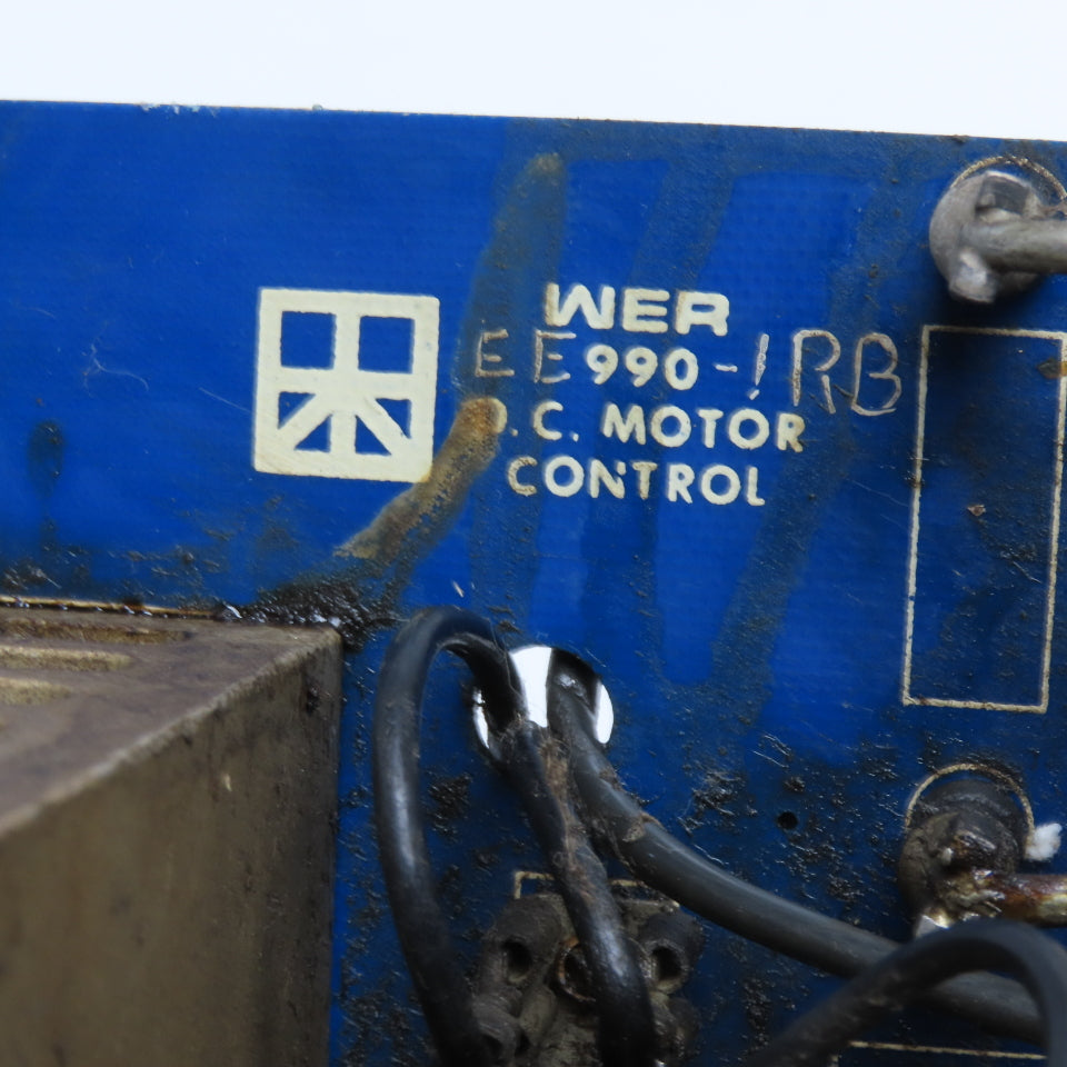 WER Industrial 0990-001-K EE990-1RB Electrostat 230V 1Ph 3HP DC Motor Control