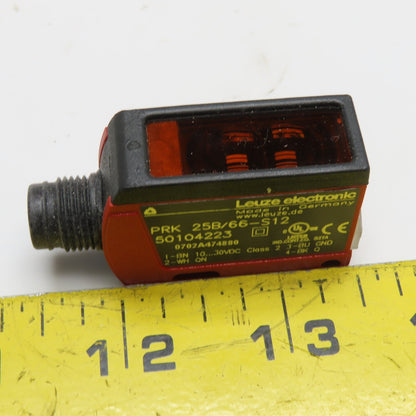 Leuze PRK 25B/66-S12 Polarized Retro-Reflective Photoelectric Sensor 10...30VDC