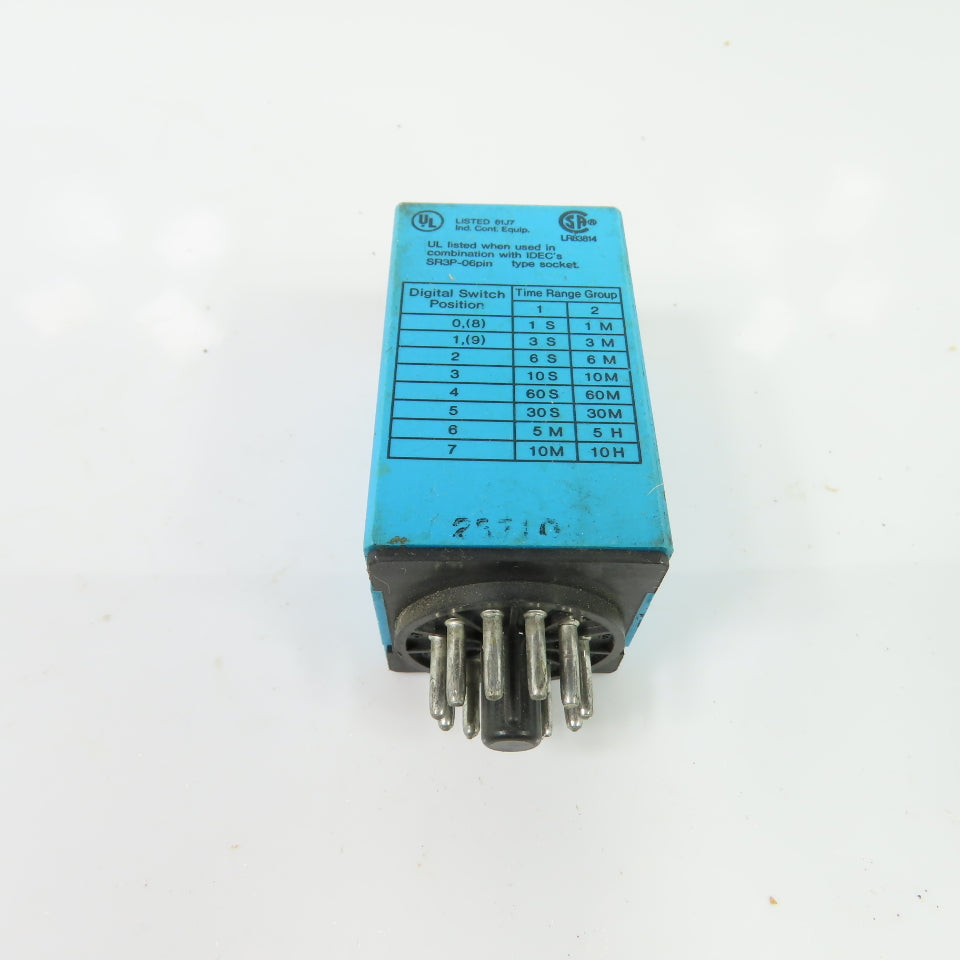 Idec RTE-P21 Electronic Timer 10A 120VAC 11-Pin Plug-In