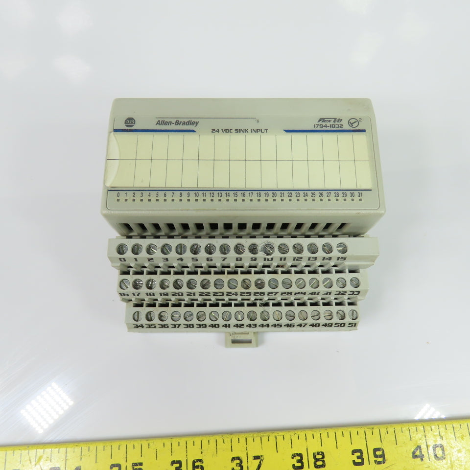 Allen-Bradley 1794-IB32 24VDC 32-Point Sink Input Module Ser A W/ 1794-TB32 Base