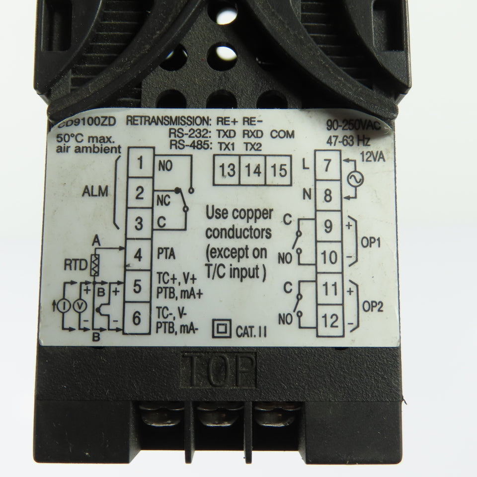 Tempco TEC-9100 Temperature Controller 90-250VAC