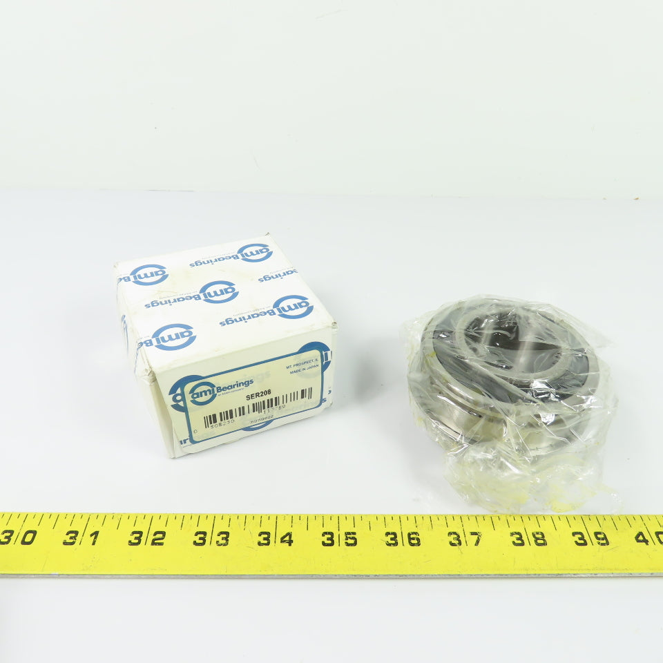 AMI Bearings SER208 Cylindrical Insert Ball Bearing 40mm Bore NEW