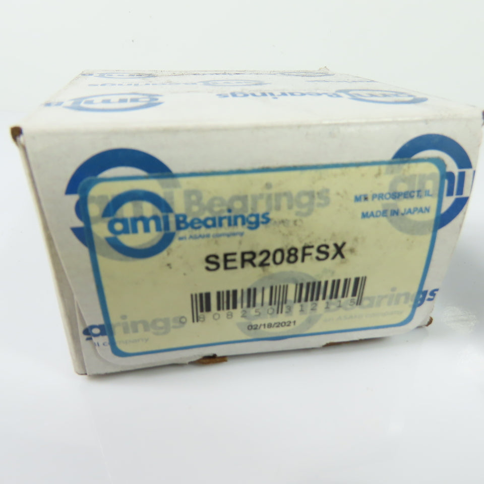 AMI Bearings SER208FSX Cylindrical Insert Ball Bearing 40mm Bore NEW