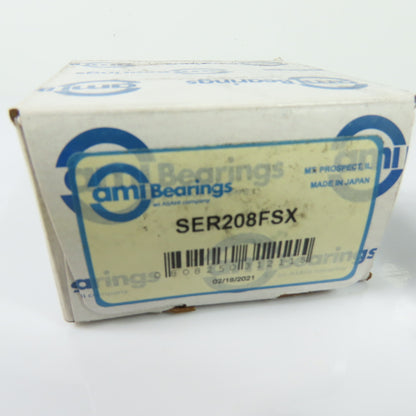 AMI Bearings SER208FSX Cylindrical Insert Ball Bearing 40mm Bore NEW