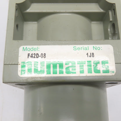 Numatics F42D-08 1" NPT Coalescing Air Filter Housing Only